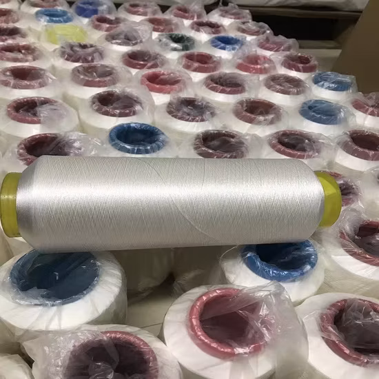 Hilo de seda cruda de morera 130/150 D, grado 3A 4A 5A en madejas