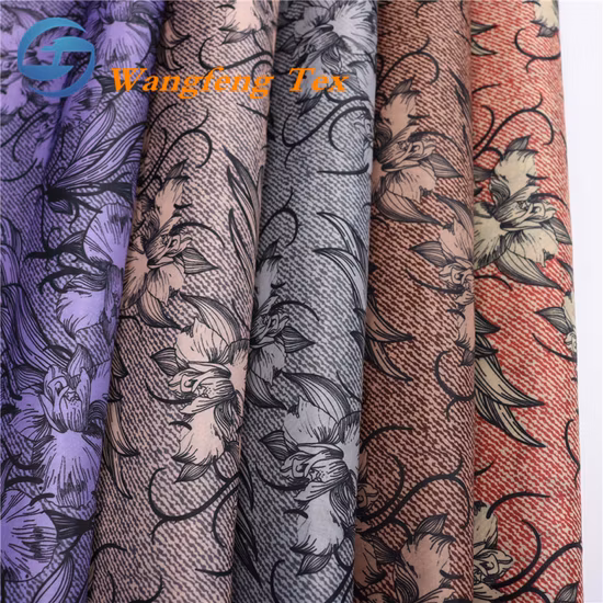 Forro de poliéster impreso/impresión de textiles para el hogar para sofá, cortina, muebles Jacquard, tela de sábanas